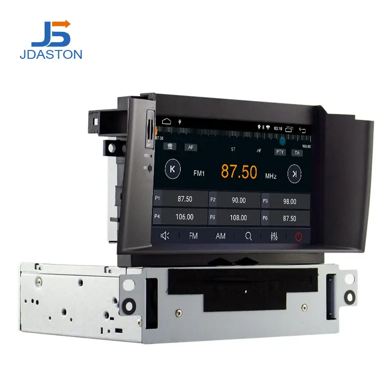 JDASTON Android 10 Reproductor de DVD del Coche Para Citroen C4 C4L DS4 Multimedia Reproductor de Vídeo de WIFI GPS de Navegación 1 Din Car Stereo Radio RDS 0
