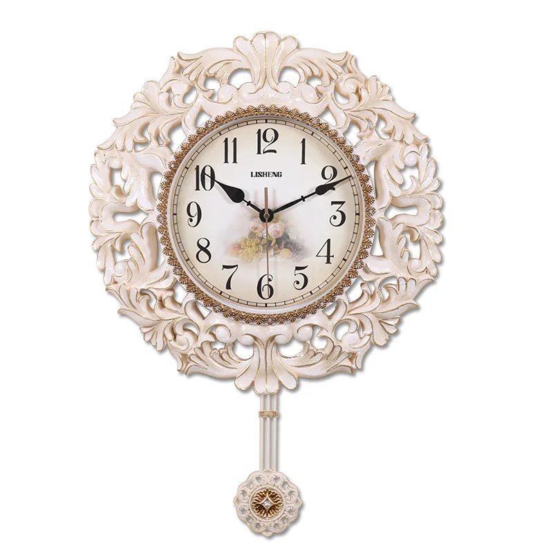 Gran Reloj Europea en Silencio el Reloj de Pared de la Sala del Reloj de Moda del Reloj del Dormitorio Reloj Restaurante Reloj de Péndulo 50wc002 0