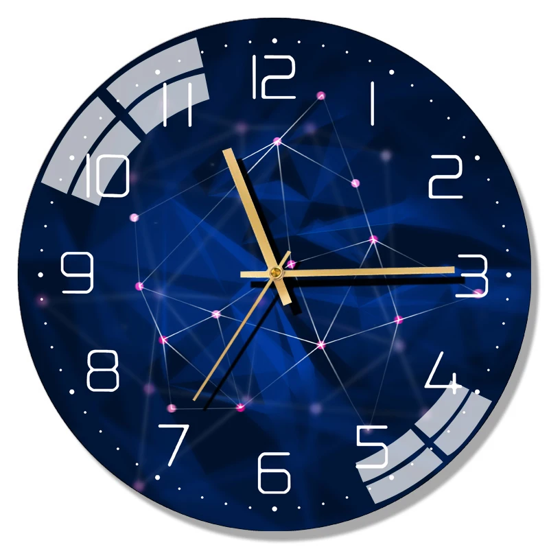 De Vidrio de gran Reloj de Pared de Diseño Moderno de Cocina, Reloj de Salón Creativa Nórdicos Silencioso Dormitorio Relojes de Pared de la Decoración del Hogar Klok FZ737 0