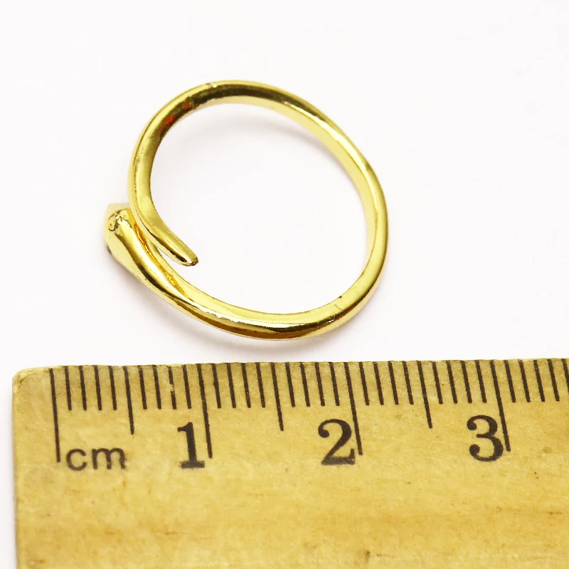 10 Piezas de Metal anillos anillos ajustables para las mujeres de la joyería de circón anillos de Metal para las mujeres de la moda accesorios de la joyería de 8160 0