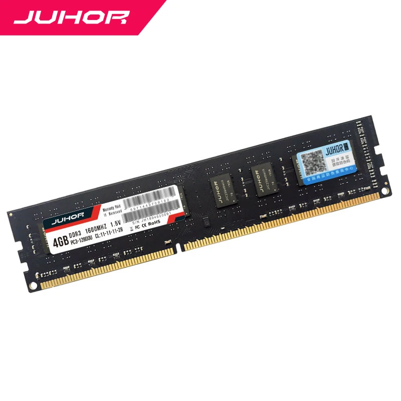 JUHOR RAMS DDR3 8GB 4GB 1333MHz 1600MHz Nuevo módulo Dimm de Memoria Rams de Escritorio de Memoria 0