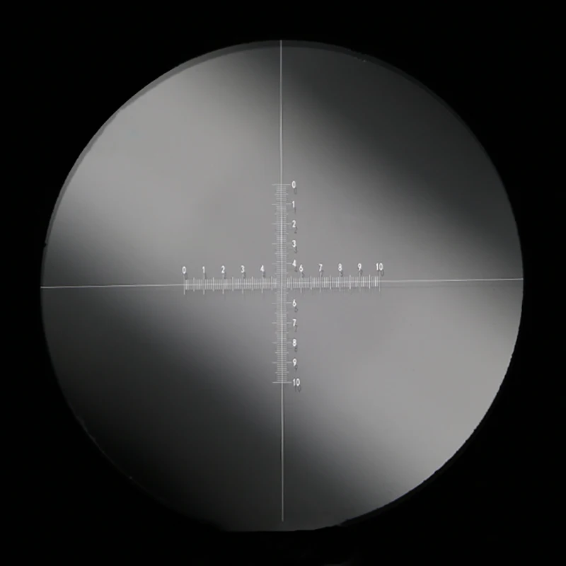 Ocular Micrométrico de la Cruz Regla de Escala DIV 0.1 mm de Calibración con Diferentes Diámetros para Olympus, Nikon, Leica, Zeiss, Microscopio 0