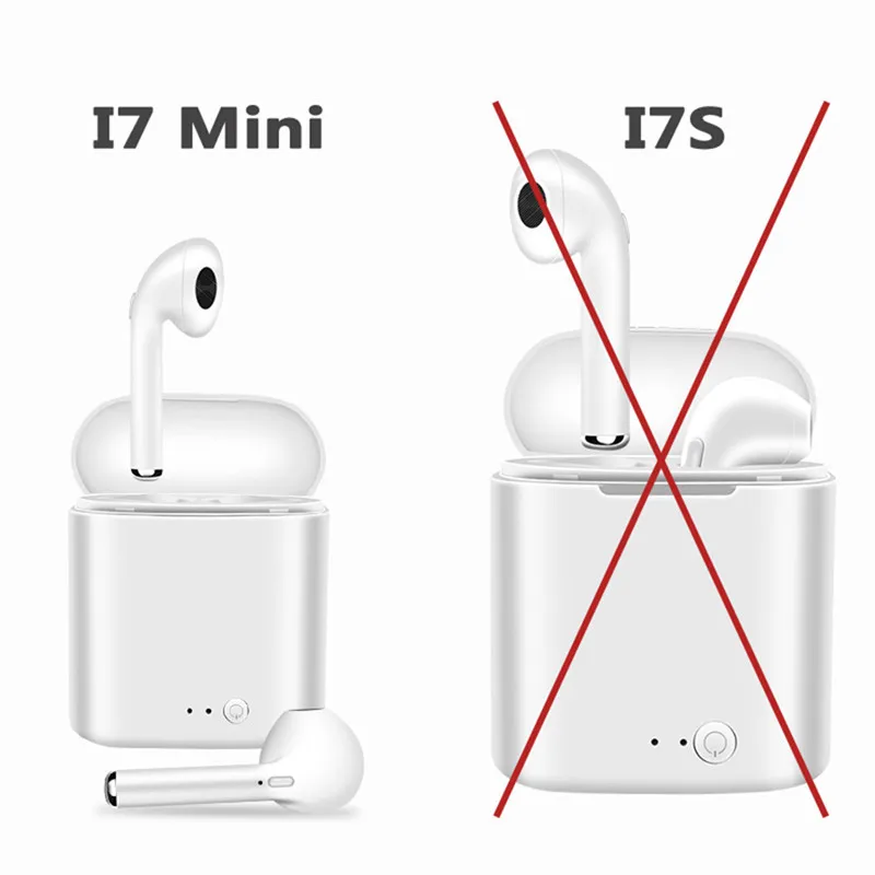 I7s TWS Bluetooth Auriculares Mini Deportes Auricular Impermeable Auriculares de Música con Auriculares De Xiaomi Huawei Iphone Auriculares Inalámbricos 0