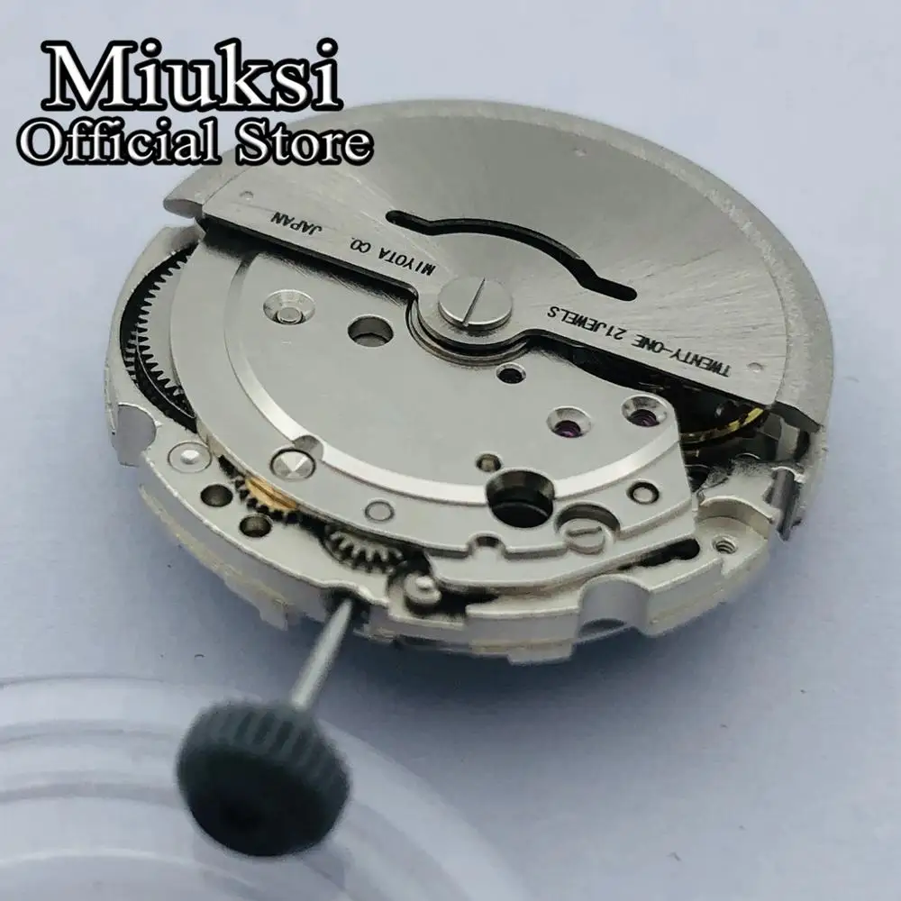 Miyota 8215 21 joyas mecánico automático de la fecha de movimiento del reloj para hombre de los movimientos 0
