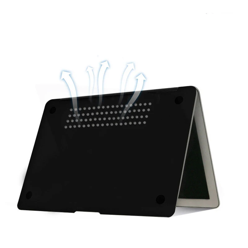 3D portátil Shell Protector de cine Para el MacBook Pro De 16 A2141 2019 Touch ID Caso de la Cubierta Para el Aire 13 11 A1370 Pro Retina 12 13 15 0