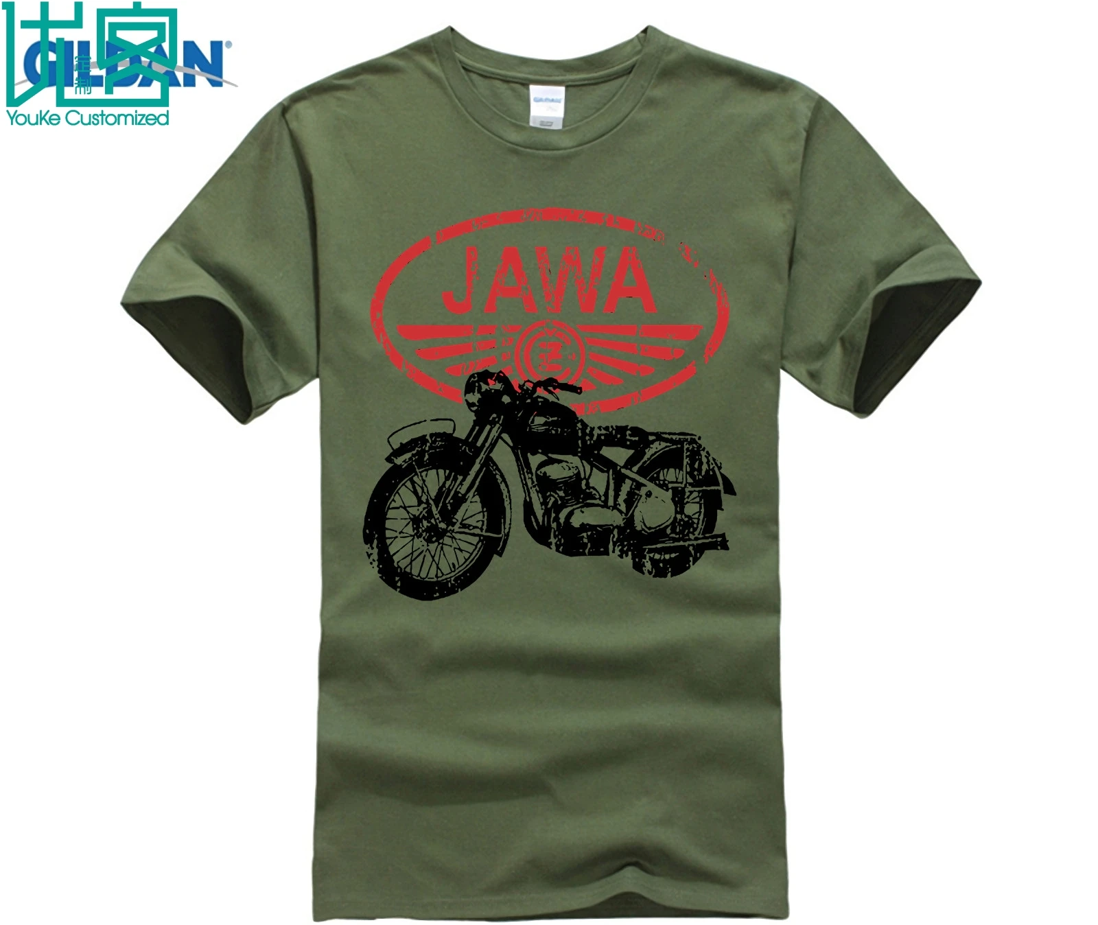 Jawa Z - Clásico Czec Moto Mens T Shirt 0