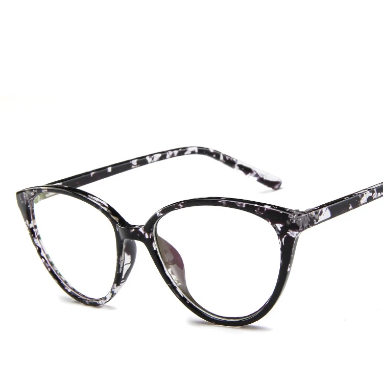 La vendimia de las Mujeres Espectáculo marco de Cristal Hembra lente transparente de la marca del diseñador de las Chicas nerd negro rojo Damas Ovales ópticos de gafas de marco 0