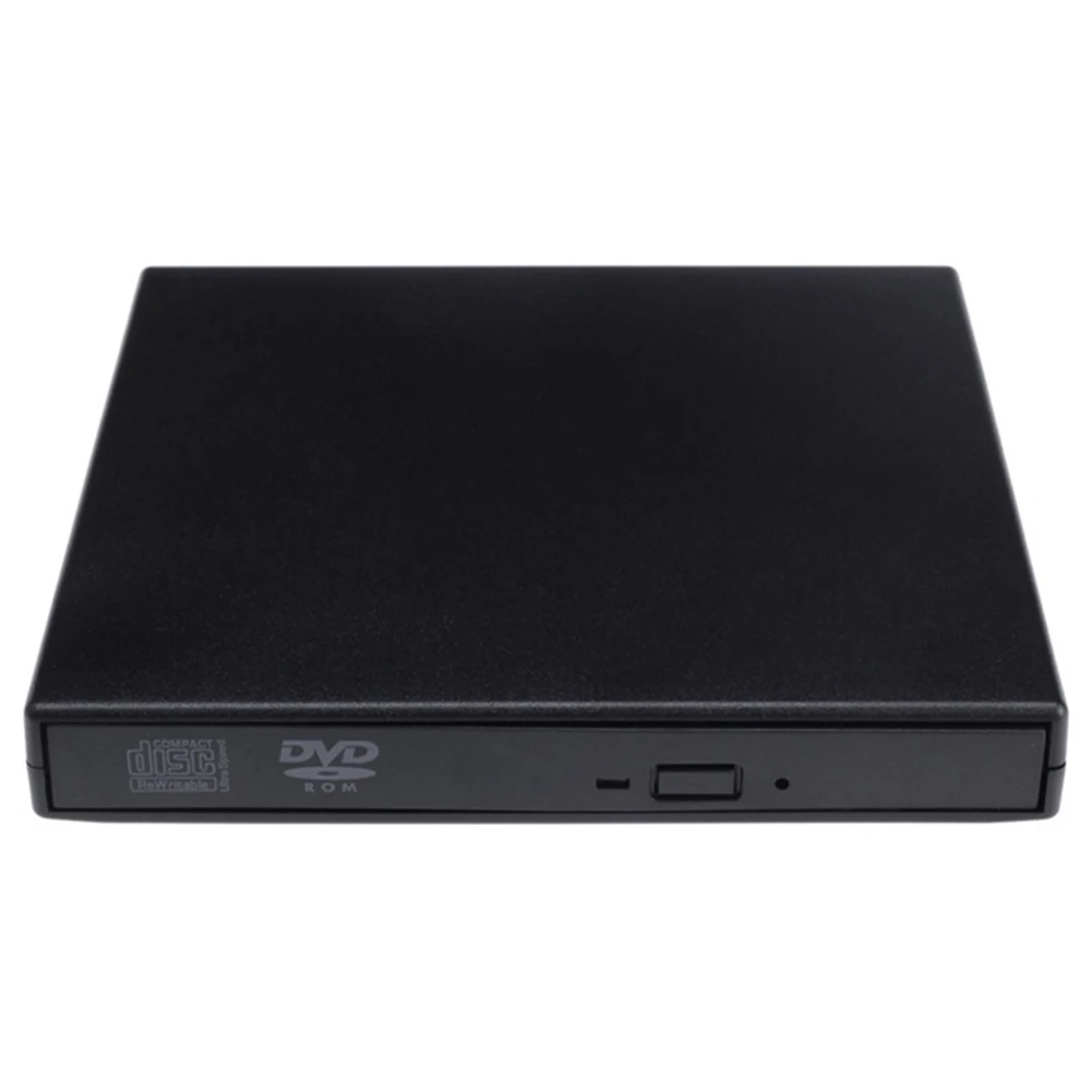 Portátil USB 2.0 Externos DVD Combo CD-RW Quemador Lector Grabador Portatil para Notebook PC de Escritorio del Ordenador 0