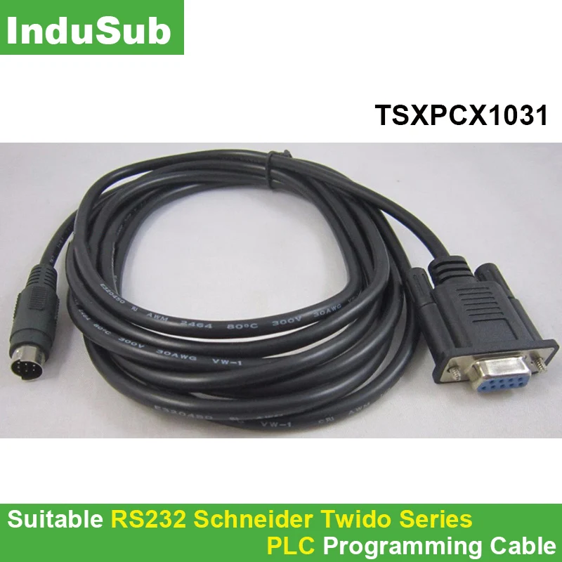 TSXPCX1031 Programación por Cable RS485 adaptador para TWIDO de Schneider/PLC TSX TSXPCX-1031 de Descarga de la Línea de Puerto RS232 0