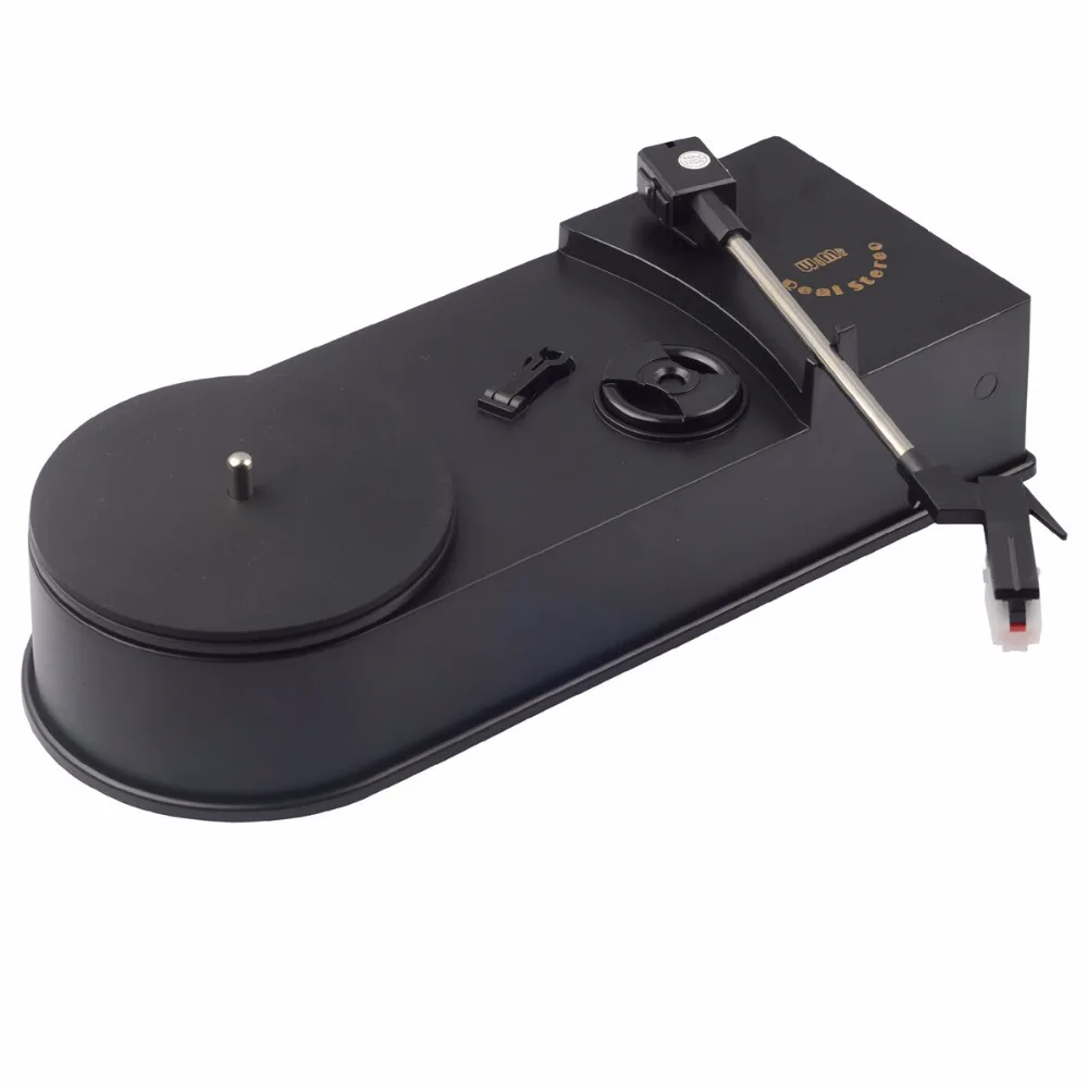 USB Portátil Mini Giradiscos de Vinilo Reproductor de Audio Giradiscos de Vinilo a MP3/WAV/CD Converter Mini Fonógrafo Tocadiscos Registro EC008-1U 0