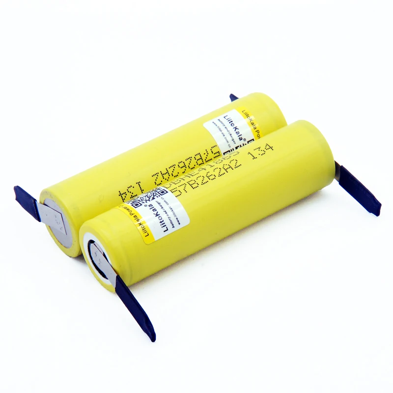 10-70PCS LiitoKala 2500 mAh Li-lon Batería 18650 HE4 3.7 V Recargable del Poder de las baterías Max 20A,35A descarga +níquel 0