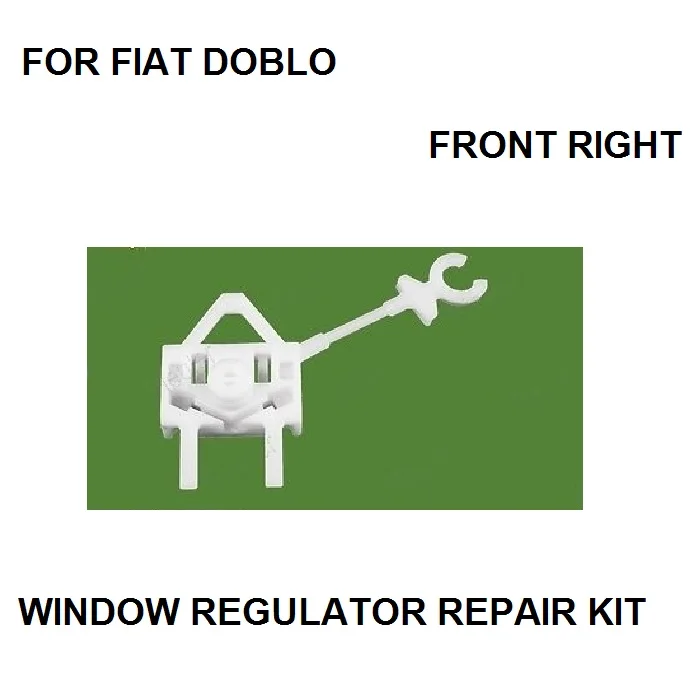 Para Fiat Doblo el regulador de la ventana kit de reparación de clips / delantero derecho nuevo 2001-2016 0