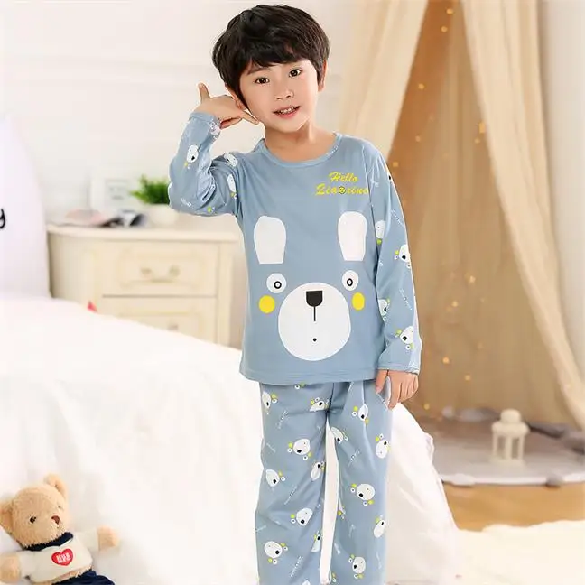 Los Niños De Regalo Pijama Conjunto De Niños Ropa De Dormir Pijamas De Bebé Conjuntos De Niñas Y Niños Lindos Pijamas Pijamas De Algodón Ropa De Dormir De Los Niños Ropa 0