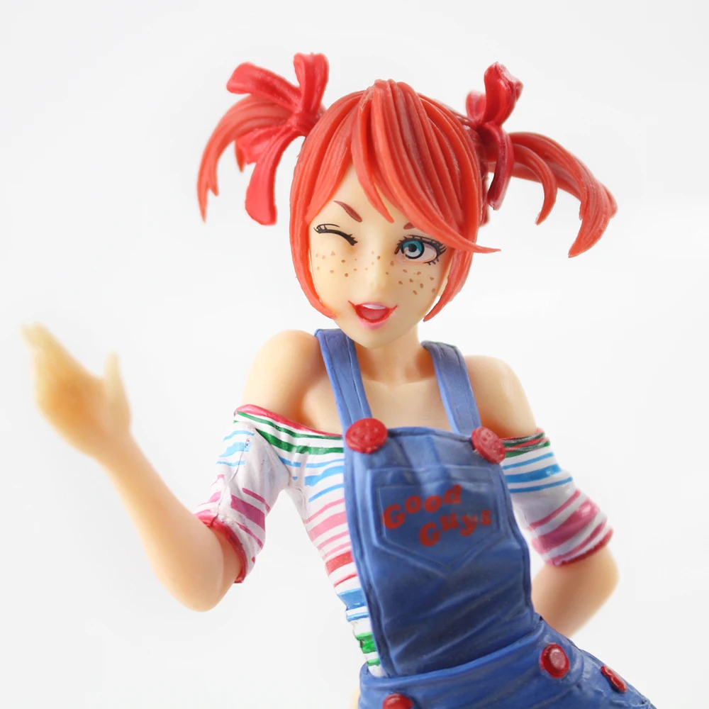 La novia de Chucky PVC Figura de Acción de Juguete de Terror Bishoujo Statue Tiffany Doll Juego de niños de Halloween Juguetes Muñecas de Regalos 0