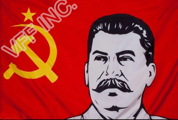 La Bandera rusa URSS de Stalin, el pueblo Soviético, líder de la Bandera de 3 pies x 5 pies de Poliéster Banner de Vuelo 150* 90 cm de indicador Personalizado RF30 0