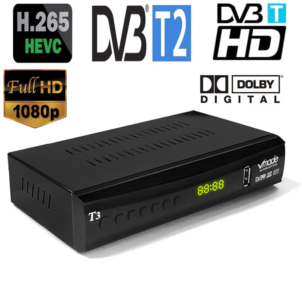 Nueva H265 Hevc Nueva Dvb T2 Receptor de Tv es Compatible con Dolby ac3 Hevc H265 Actualizado De DVB-T 0