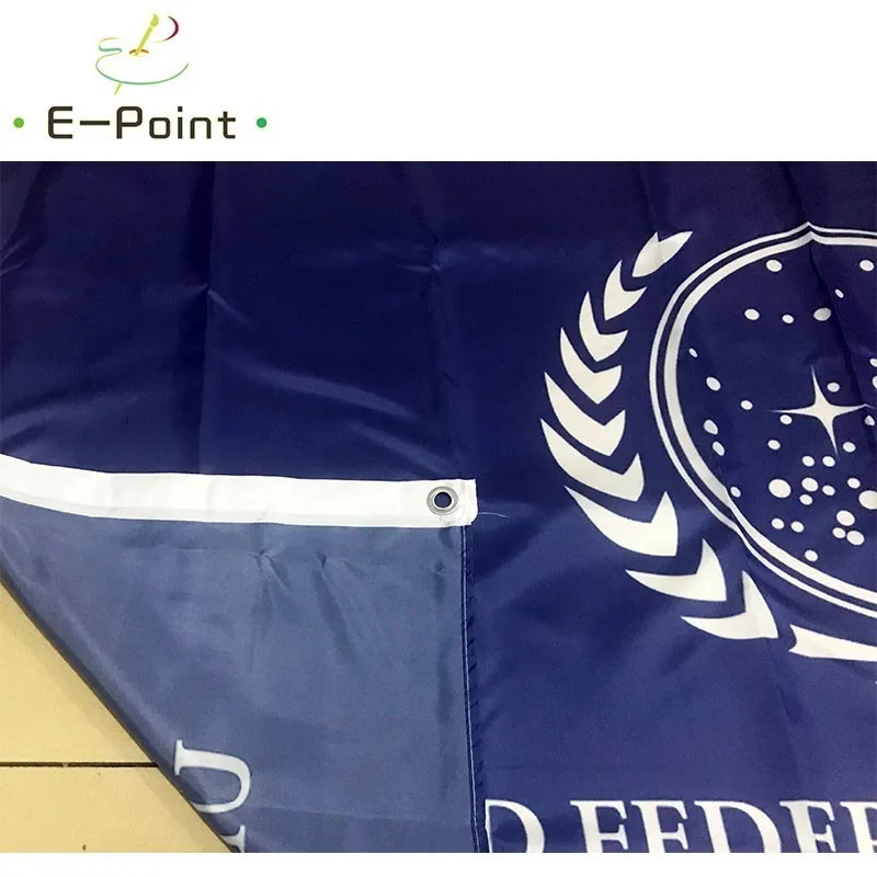La bandera de la Federación Unida de Planetas 3 pies*5 pies (90*150cm) Tamaño de la Navidad Decoraciones para el Hogar banderín de Regalos 0