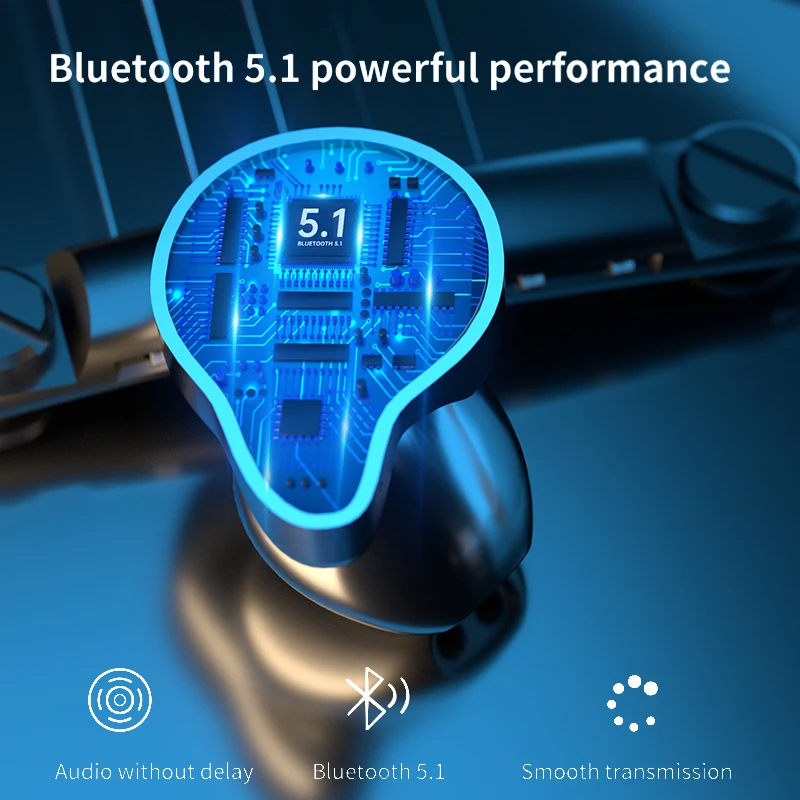 C10 TWS Toque Bluetooth para Auriculares 9D de sonido Envolvente Estéreo de Auriculares Inalámbricos sin pérdida de Reducción de Ruido de Juego de Auriculares Auriculares 0