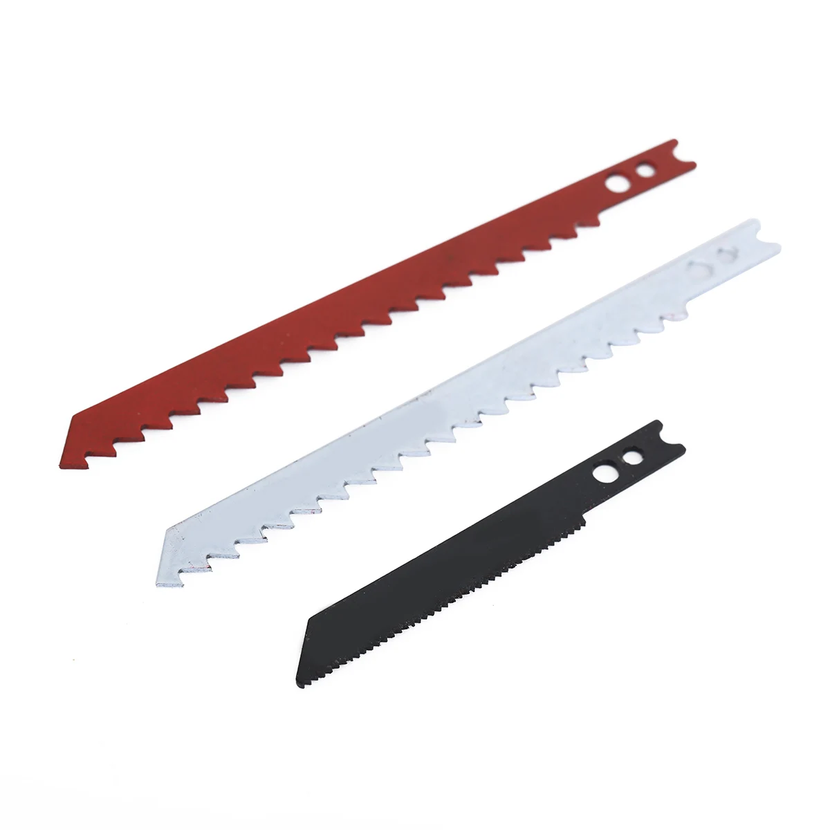 10pcs sierra de calar con Hojas Conjunto para blanco y Negro y Decker Sierra Caladora de Metal de Plástico de Madera Cuchillas 0