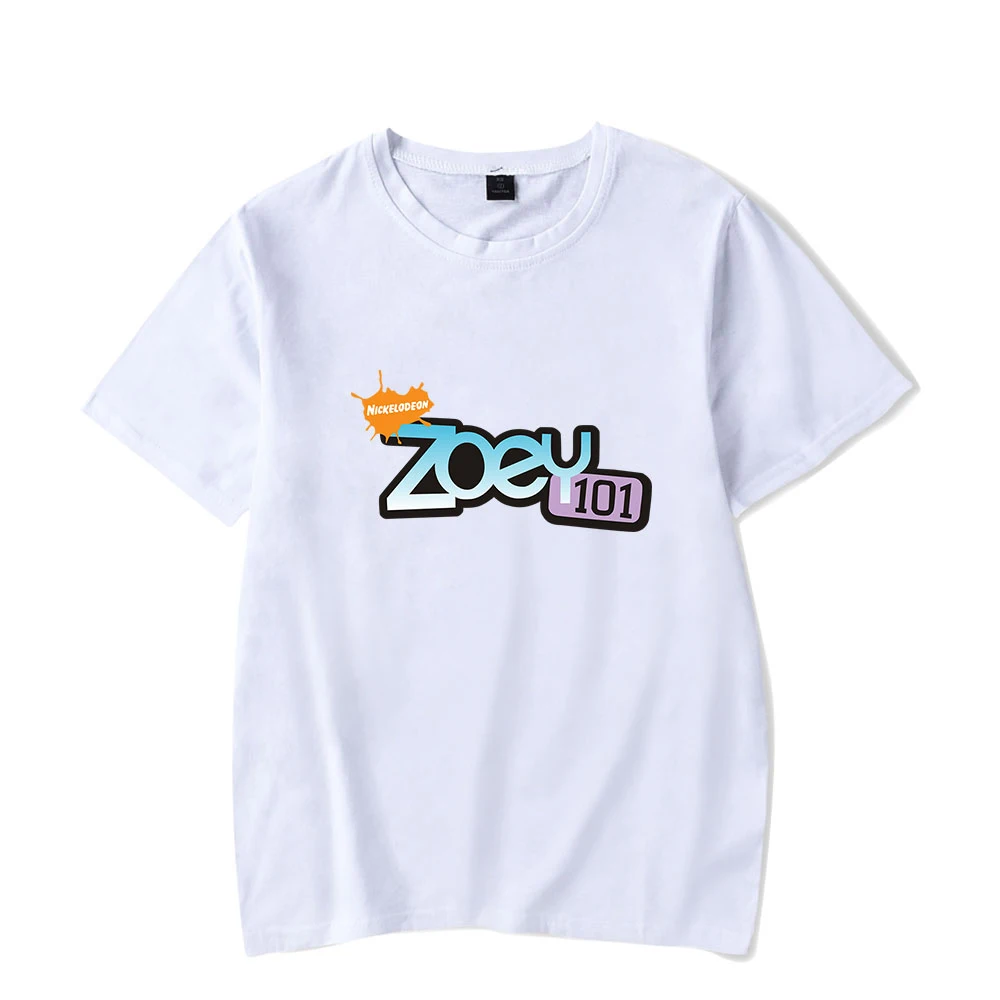 Zoey 101 Camiseta O-Cuello de Manga Corta de las Mujeres de los Hombres de Camisetas Unisex Calle Harajuku Fashion Camiseta de la Comedia Americana de la Serie de TV de Ropa 0