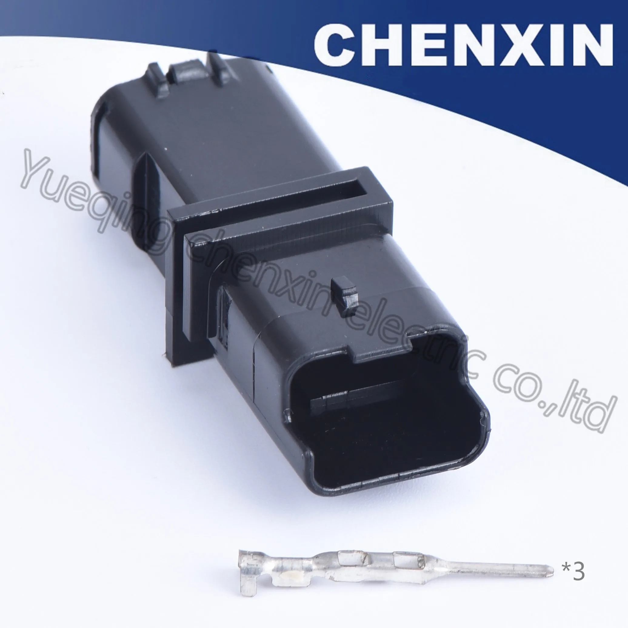 Negro 3 pin Sellado impermeable auto conectores (1.5) masculino 211PL032S0049 Auto accesorios cable de conexión de enchufe del sensor 0