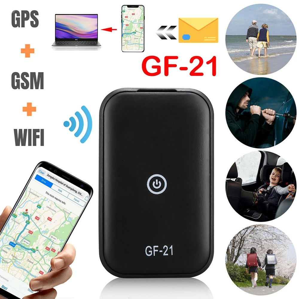 Mini GPS en Tiempo Real del Coche Perseguidor del Micrófono WIFI LBS GPS Localizador de Dispositivo de Posicionamiento Anti-Perdida de Dispositivos de Control de Voz Grabación de 2020 0