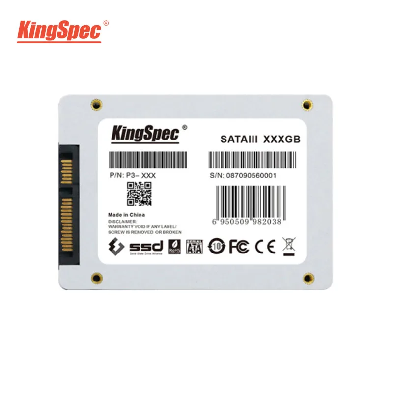KingSpec SSD de 1 tb, 2 TB de Disco Duro 512 GB HDD SATA de 2,5 Pulgadas Disco Duro Interno SSD SATAIII 240GB de 120 GB y 128 GB 256 GB para PC Portátil 0