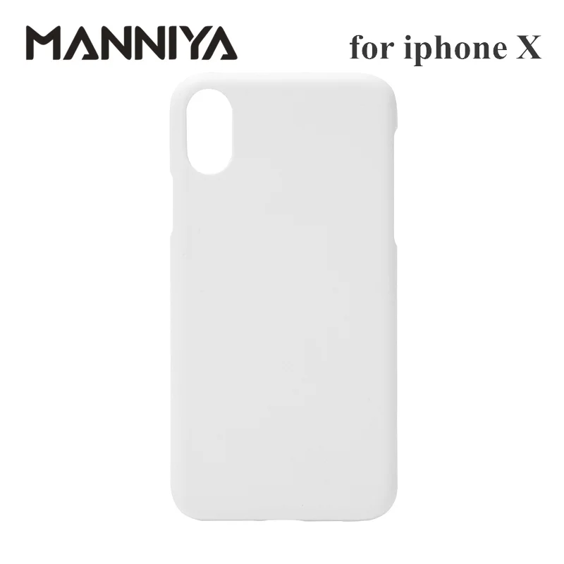 MANNIYA para iphone X XS 3D Sublimación en blanco de Teléfono de los Casos 10pcs/lote 0