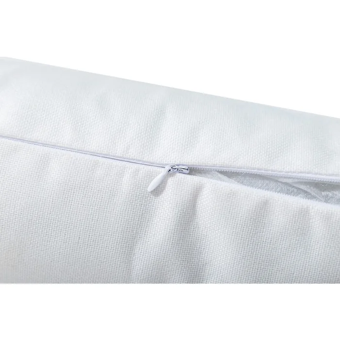 1pcs de Lino Blanco de la Sublimación en Blanco funda de Almohada funda de almohada de 40*40 cm（Sólo funda de almohada） 0