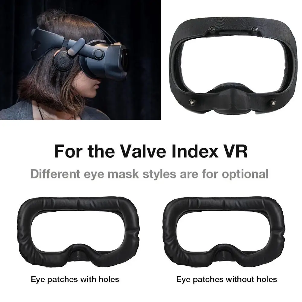La Realidad Virtual VR Gafas Transpirable Sweatproof Anti-sucio Cómodo VR de la Máscara de Ojo de Gafas Para la Válvula Índice de VR 0