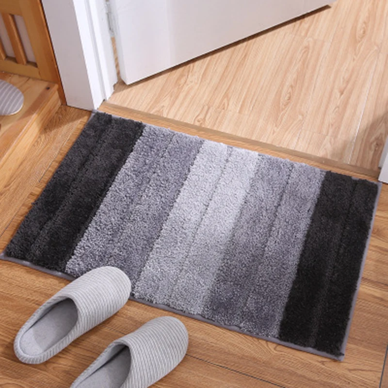GESEW antideslizante alfombra de Baño En El Piso de Rayas Simple Absorbente Alfombra de Baño de Alfombras Tapetes Para Cocina, Accesorios de Baño 0