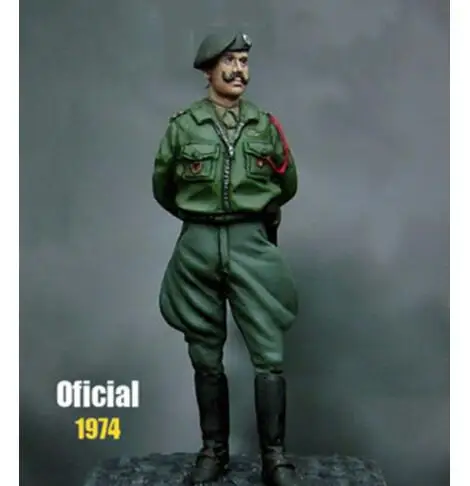 1/35 oficial del ejército portugués Resina Modelo en Miniatura de la figura Unassembly Sin pintar 0