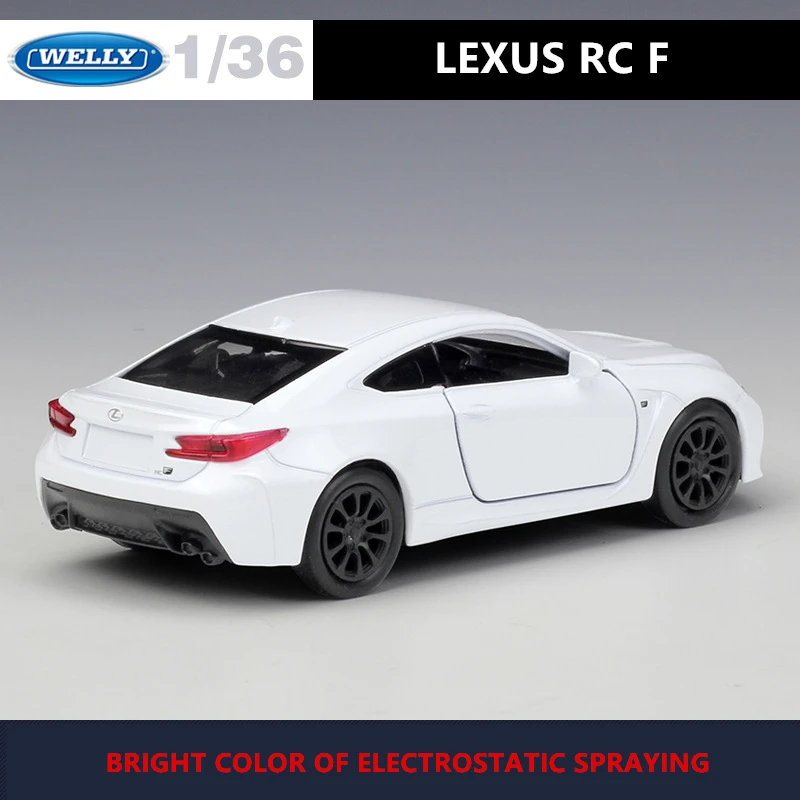 WELLY 1:36 Lexus RC F de la aleación del coche de la máquina modelo de Simulación de la Colección de juguetes de pull-back vehículo de Regalo de colección 0
