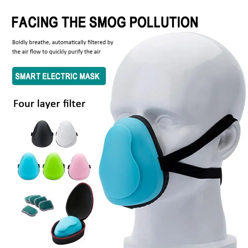 El 99,9% de Máscara de Filtrado de Carbón Activado Eléctrico Mascarilla No tejida de Máscaras Respirador Con Válvula de 마스크 Masque 0
