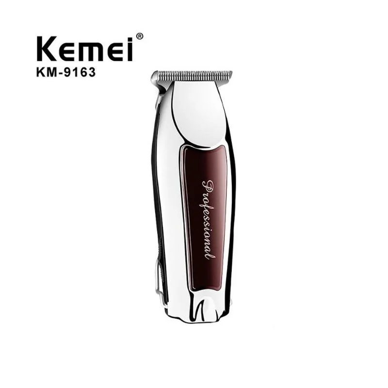 Kemei cabello clippers KM-9163 recargable kemei recortadora de pelo corte de pelo de la máquina de tamaño mini oilhead clipper pelo tallado 0