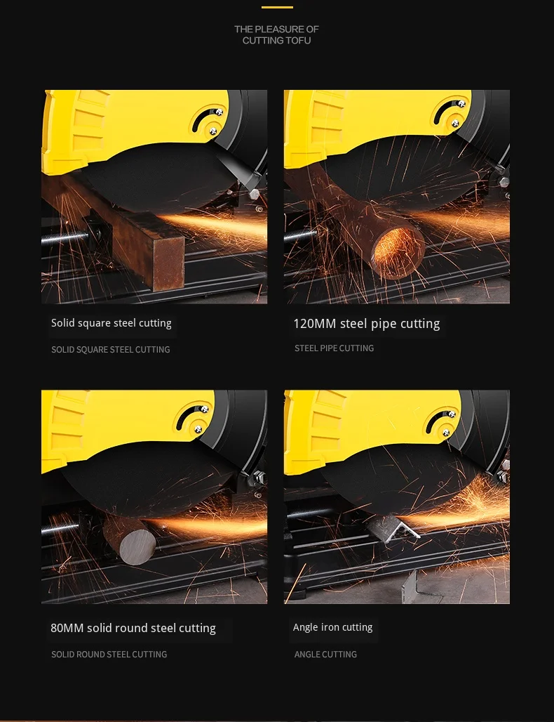 Máquina de corte de alta potencia multi-función de metal pequeño perfil de madera de acero inoxidable de 45 grados de acero de la máquina 0