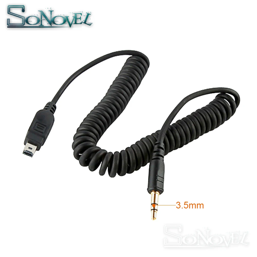 3.5 mm-N3 / MC-DC2 Control Remoto del Obturador Conecte el Cable Cable para Nikon D7500 D7200 D5600 D5500 D3300 D750 D610 Pixel TW-283 T3 T8 0