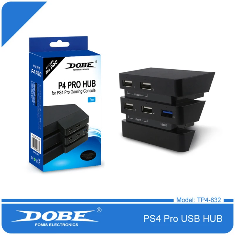 DOBE PS4 PRO 5-en-1 HUB concentrador USB converter 3.0 interfaz de extender TP4-832 0