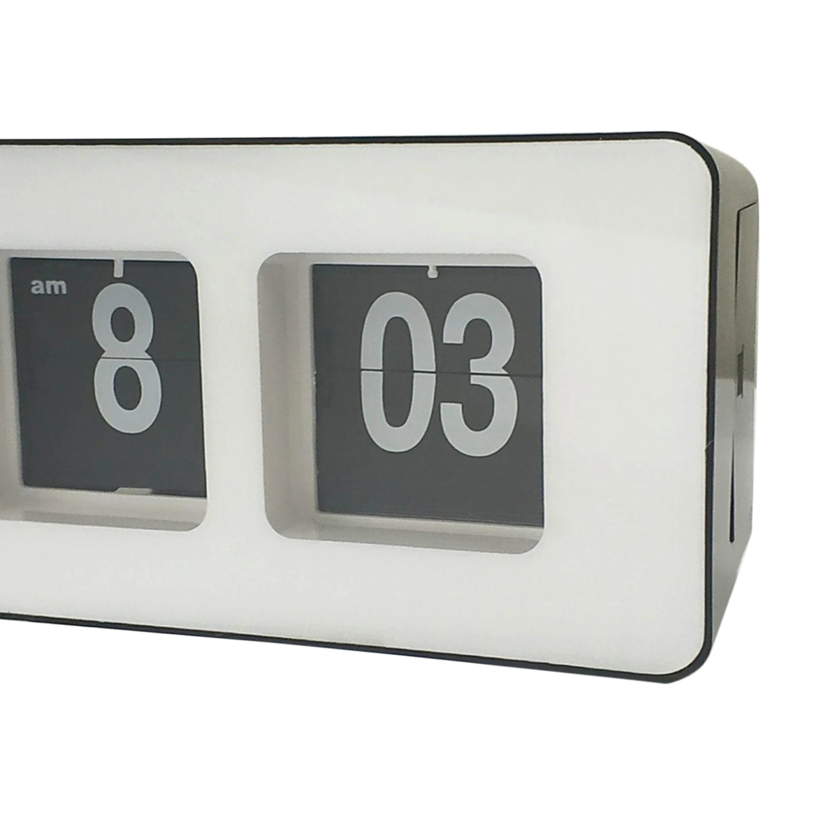 Elegante Y Moderno Auto Flip Reloj De Tabla Simple De Los Relojes De Regalo De Navidad Dormitorio 0