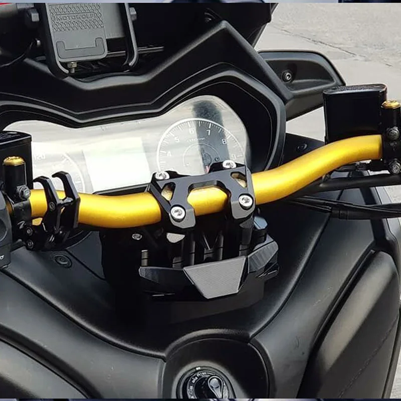 Para Yamaha XMAX de la Motocicleta de la abrazadera del manillar verticales de la barra de montaje de la abrazadera para xamx xmax 250 300 2017-2019 2020 accesorios de la motocicleta 0