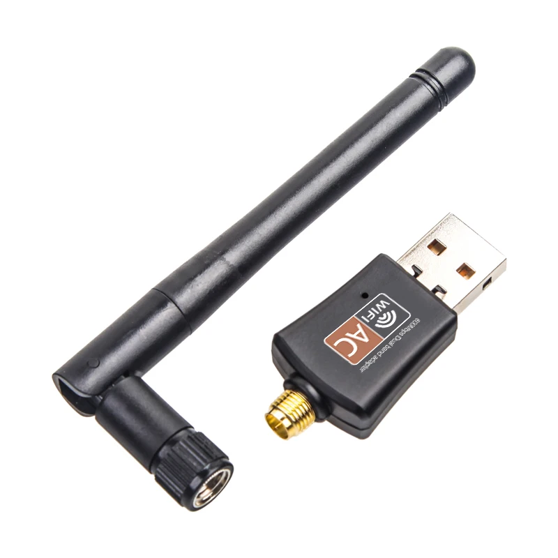 Kebidu USB WIFI Wireless Ethernet tarjeta de red USB WiFi de 5 ghz 2.4 Ghz 600 mbps Adaptador para Windows XP, Win Vista y Win 7 0