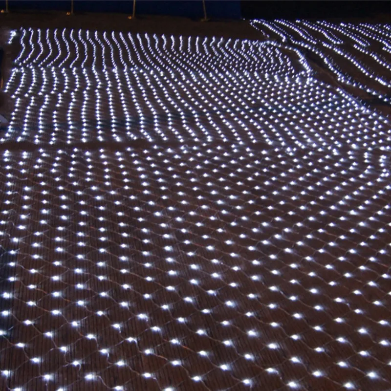 3m*2m 200 LED de Malla de Hadas Cadena de Luz de Navidad, la Fiesta de la Boda de Hadas Cadena de Luz con 8 Controlador de la Función de la UE Enchufe de EE.UU. 0