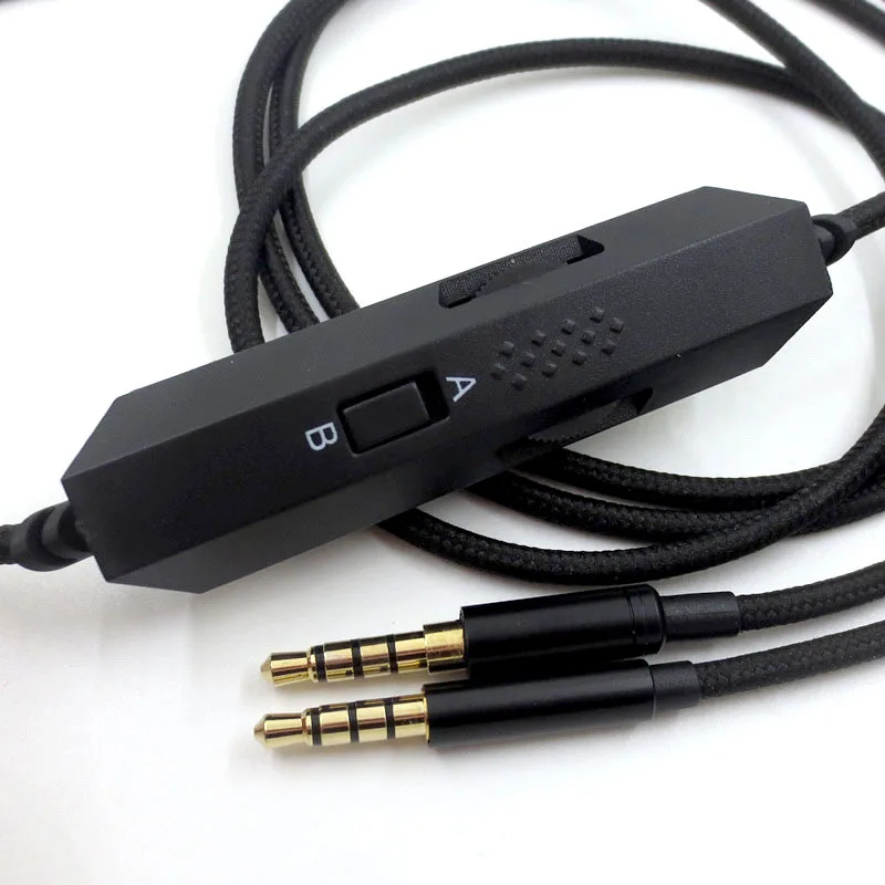AAY de Sustitución de Cable de Audio para Logitech para Kingston para HyperX Cloud Vuelo G633 G933 Auriculares se Ajusta a Muchas Auriculares 0