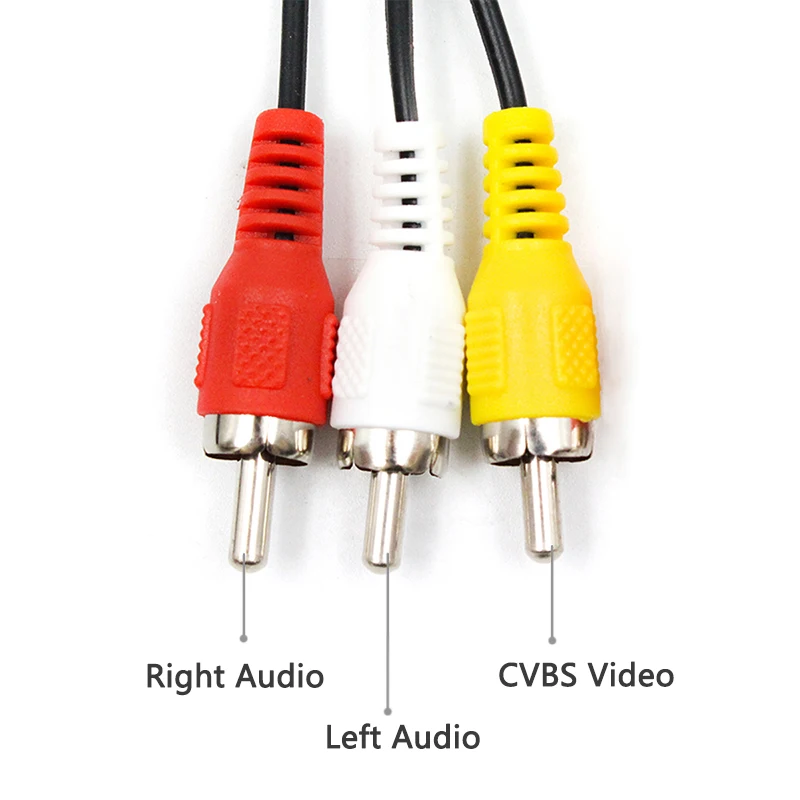 5pcs AV AV Cable 3 RCA Macho a 3 RCA Macho de Audio Compuesta de Vídeo AV Cable de Enchufe de Envío Gratis 0