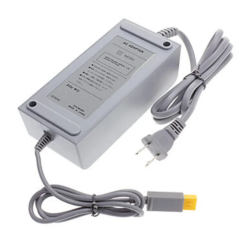 NOSOTROS/Enchufe de la UE 100-240V DC 15V 5A casera de la Pared fuente de Alimentación de CA Adaptador de Cargador Cable para Nintendo Wii U Juego de WiiU Host de la Consola 0