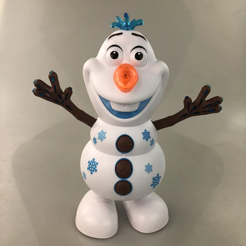 2020 Nuevo de Disney Frozen 2 elsa Baile Olaf Música Juguetes Kawaii Luz Eléctrica de dibujos animados muñeco de Nieve Muñeco de Navidad los niños Regalo de Cumpleaños 0