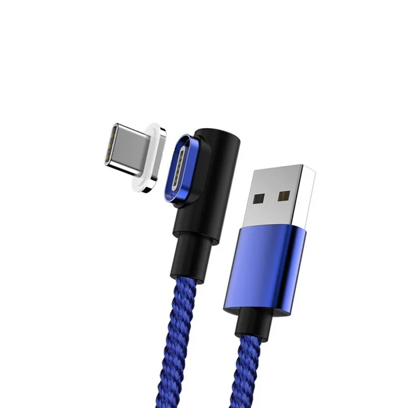 Tipo C Micro USB Cable de Carga de Datos de 90 Grados Magnéticos Rápido Chargin Cable de Datos del Teléfono Móvil del Cable USB Cable 0