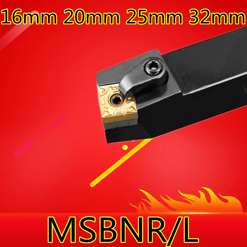 1PCS MSBNR1616H12 MSBNR2020K12 MSBNR2525M12 MSBNR3232P12 MSBNL2020K12 MSBNL del Torno del CNC de Corte de las Herramientas de Torneado Exterior de soporte de la Herramienta 0