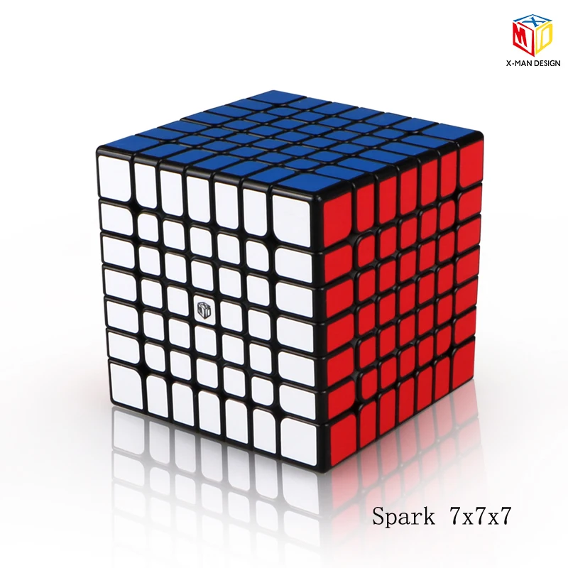 XMD Qiyi X-Man de Diseño Spark y Spark M 7x7x7 Magnético Cubo Profesional Mofangge 7x7 Magic Speed Cube Giro Juguetes Educativos 0