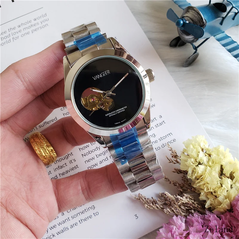 Superior de la Marca de Lujo de personalizar Mecánico Automático Oyster Perpetual Reloj RLX las Mujeres del Tourbillon Diseñador wristwatcth diseño simple 0